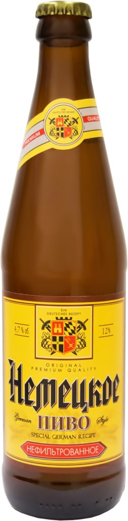 Пиво светлое пастеризованное «Немецкое»