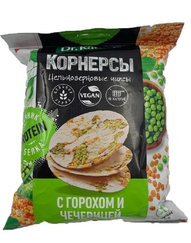 Кошерные кукурузно-рисовые чипсы без глютена Dr. Körner