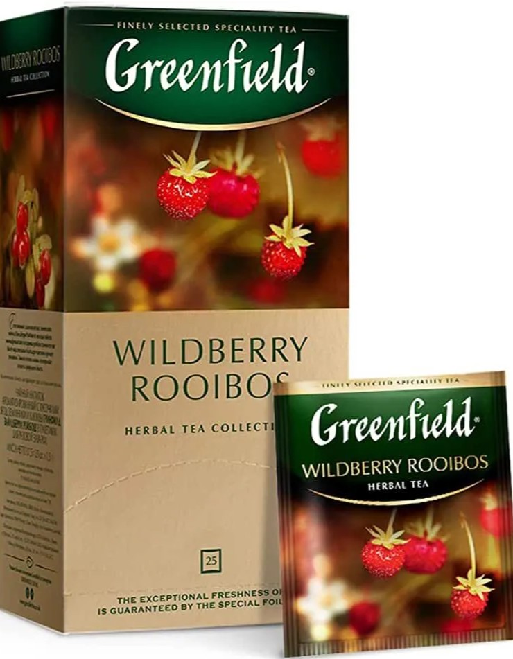 Кошерный Чай Wildberry Rooibos Greenfield