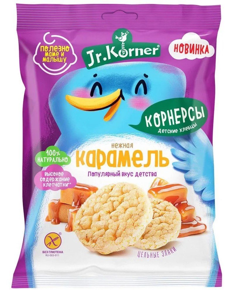 Кошерные рисовые хлебцы Карамельные мини Dr. Körner