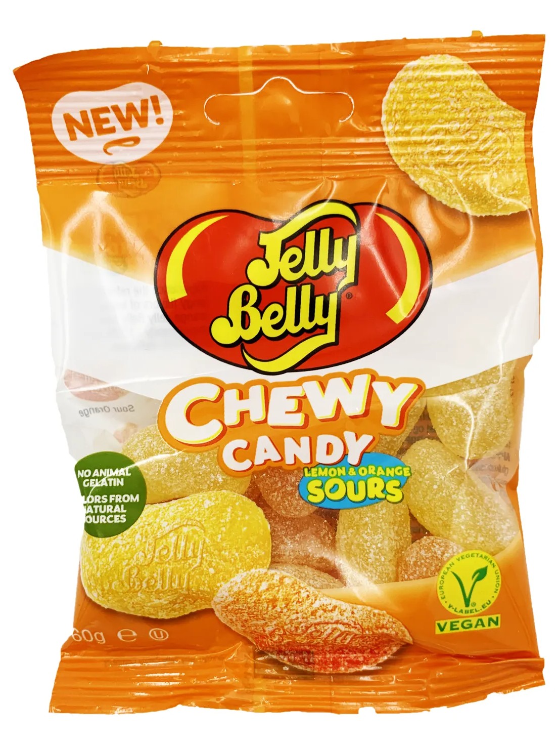Жевательный мармелад кислый апельсин лимон Jelly Belly