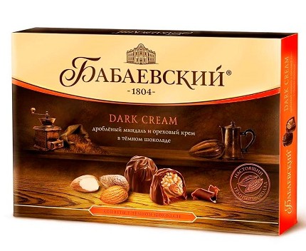 Кошерный набор конфет с орехами Dark Cream, ТМ Бабаевский