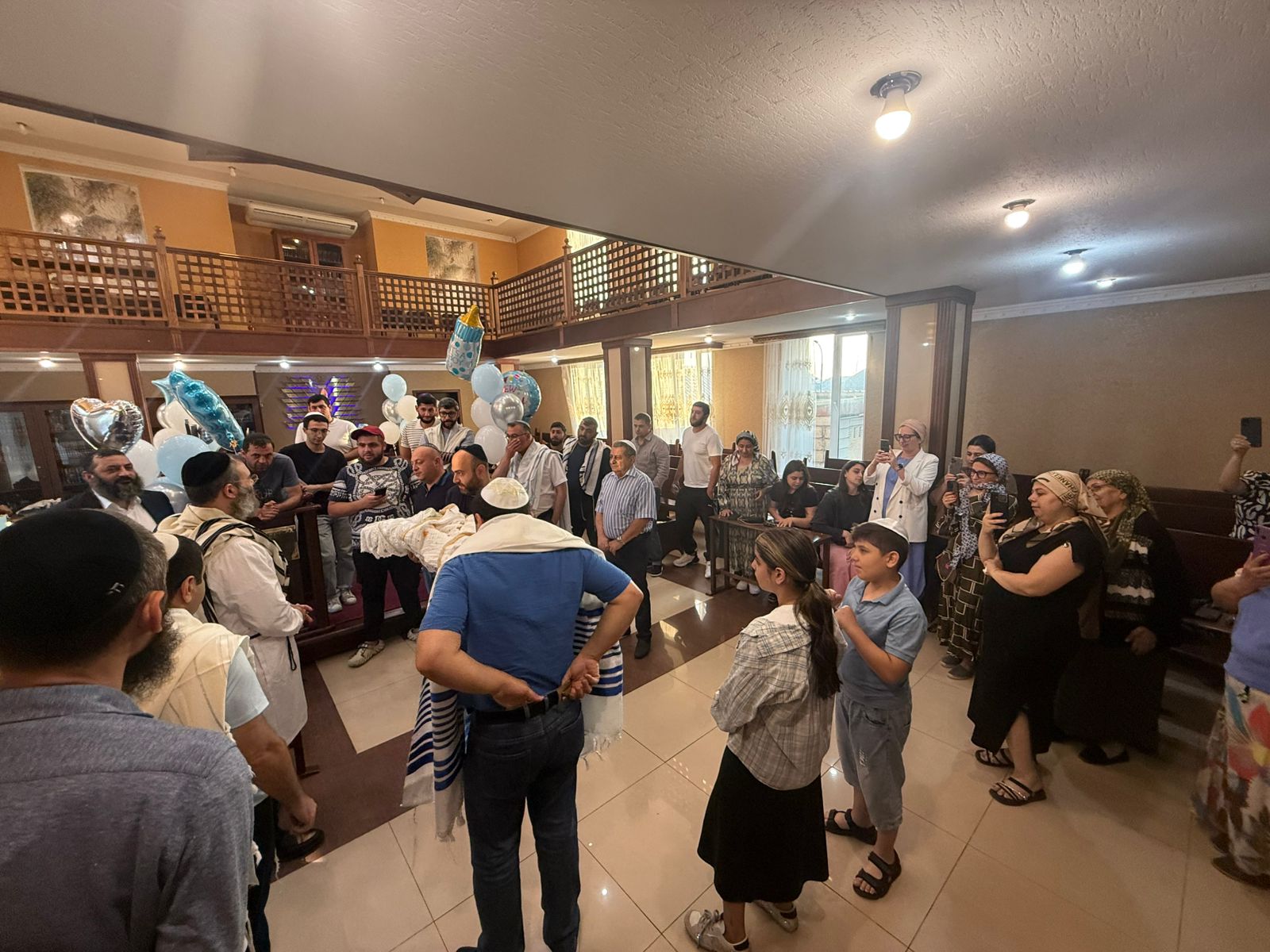 Церемония брит мила в синагоге Нальчика