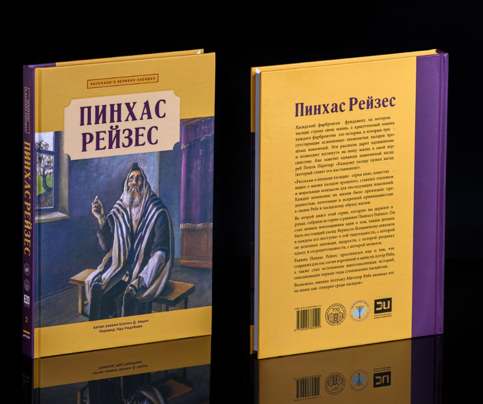 Обложка книги Пинхас Рейзес о великом хасиде