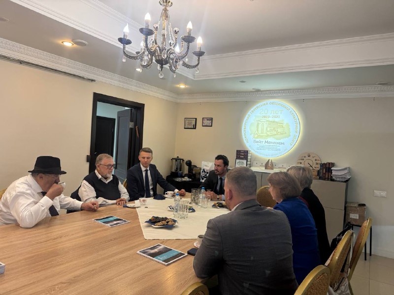 Владимир Зорин на встрече в НЕОКЦ Бейт Менахем, Новосибирск