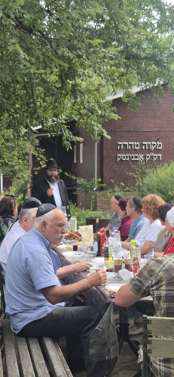Раввин Ойшие посещает еврейскую общину Обнинска