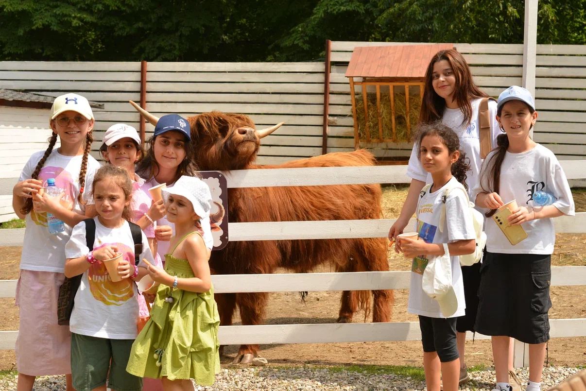 Дети JSummer в парке альпак и на вечере талантов