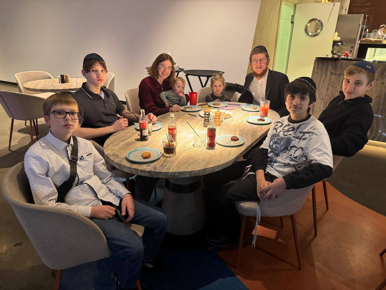 Раввин Нафтали Вильгельм встреча с учащимися Месивты в Москве