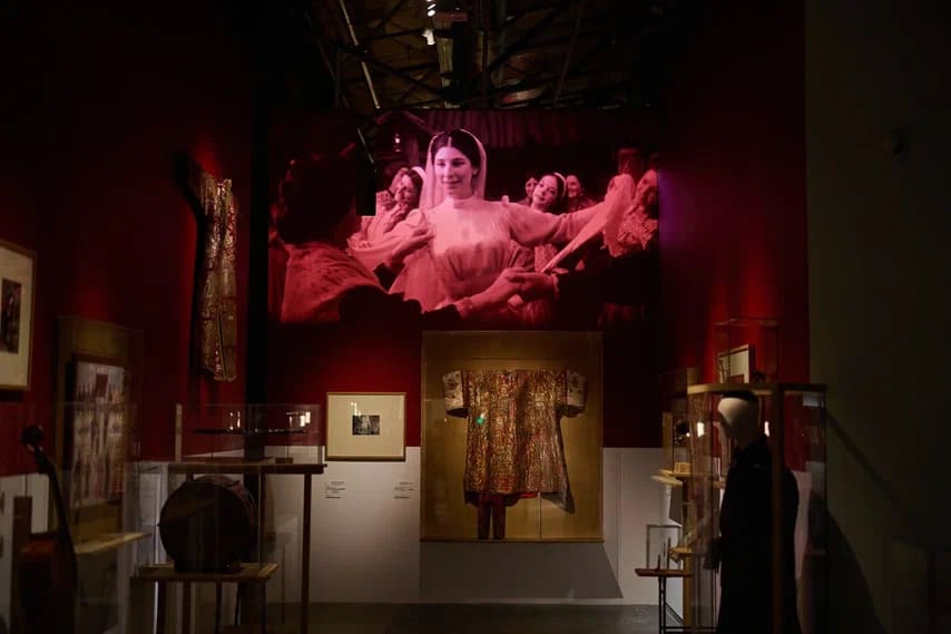 Экспозиция выставки «Еврейская свадьба» в Еврей