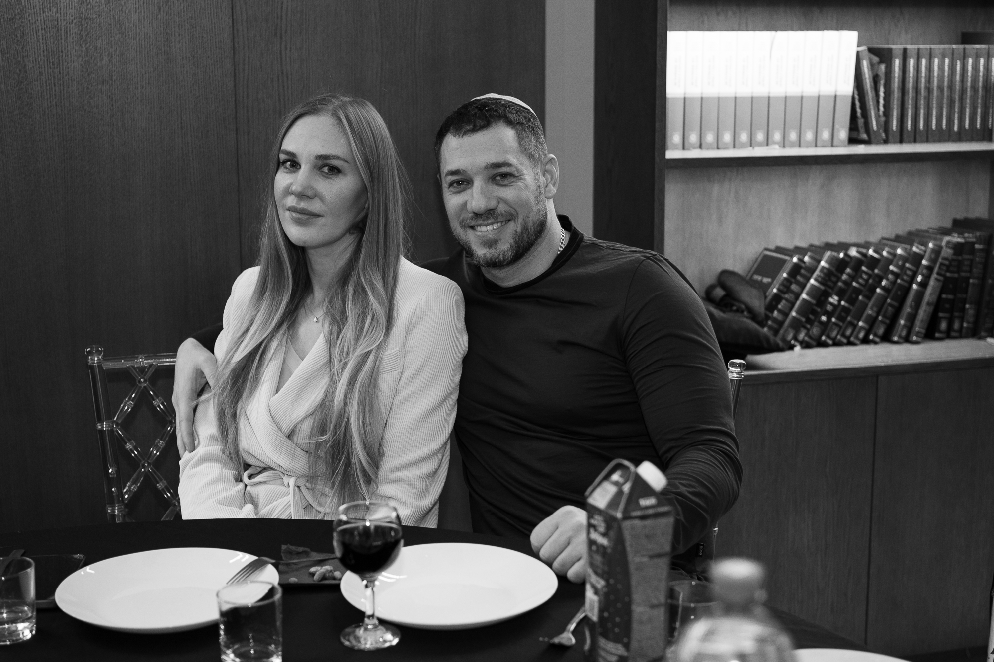 Зажигание ханукии в Новомосковском еврейском центре