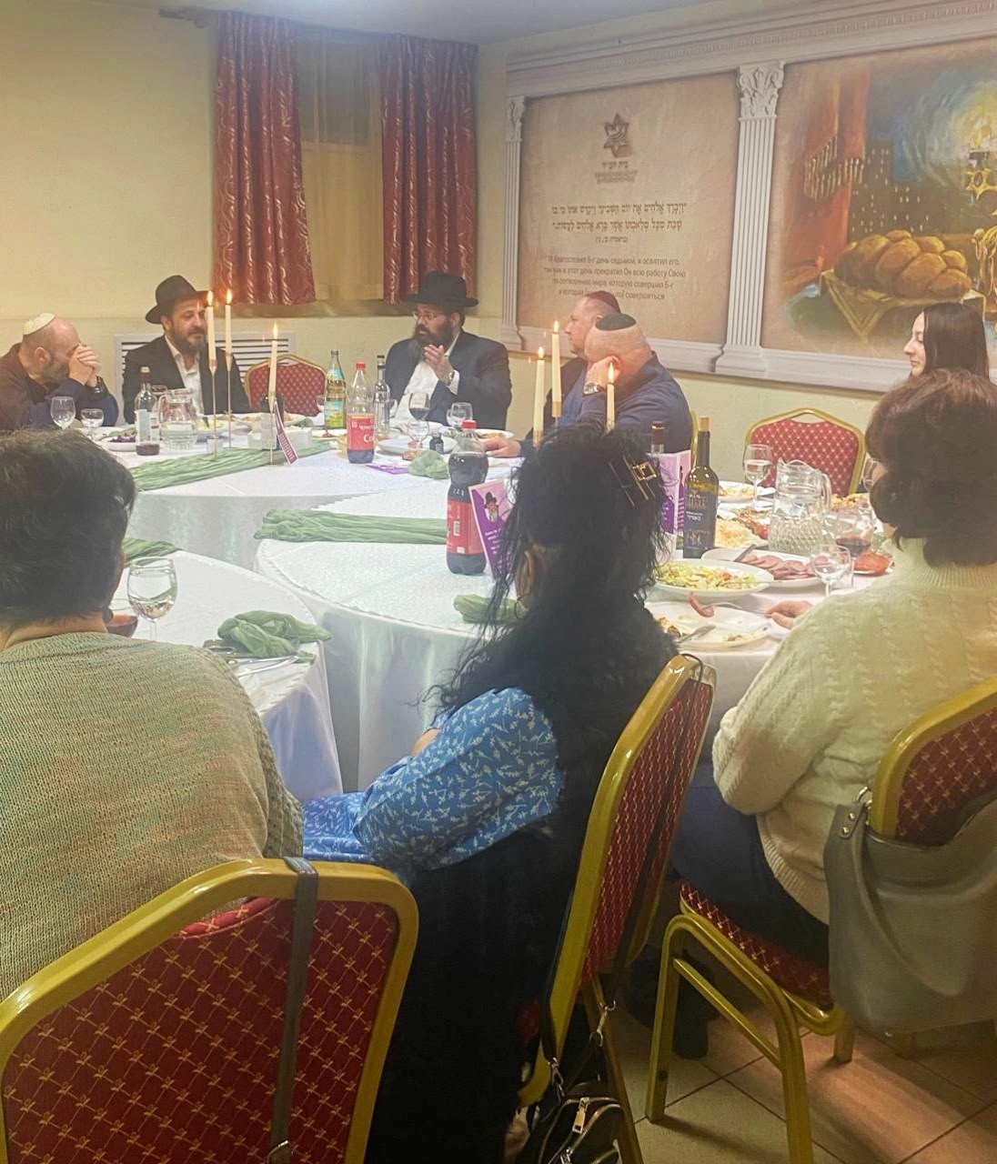 Фарбренген в общине «В Приморском» с раввином Шаулем Бруком