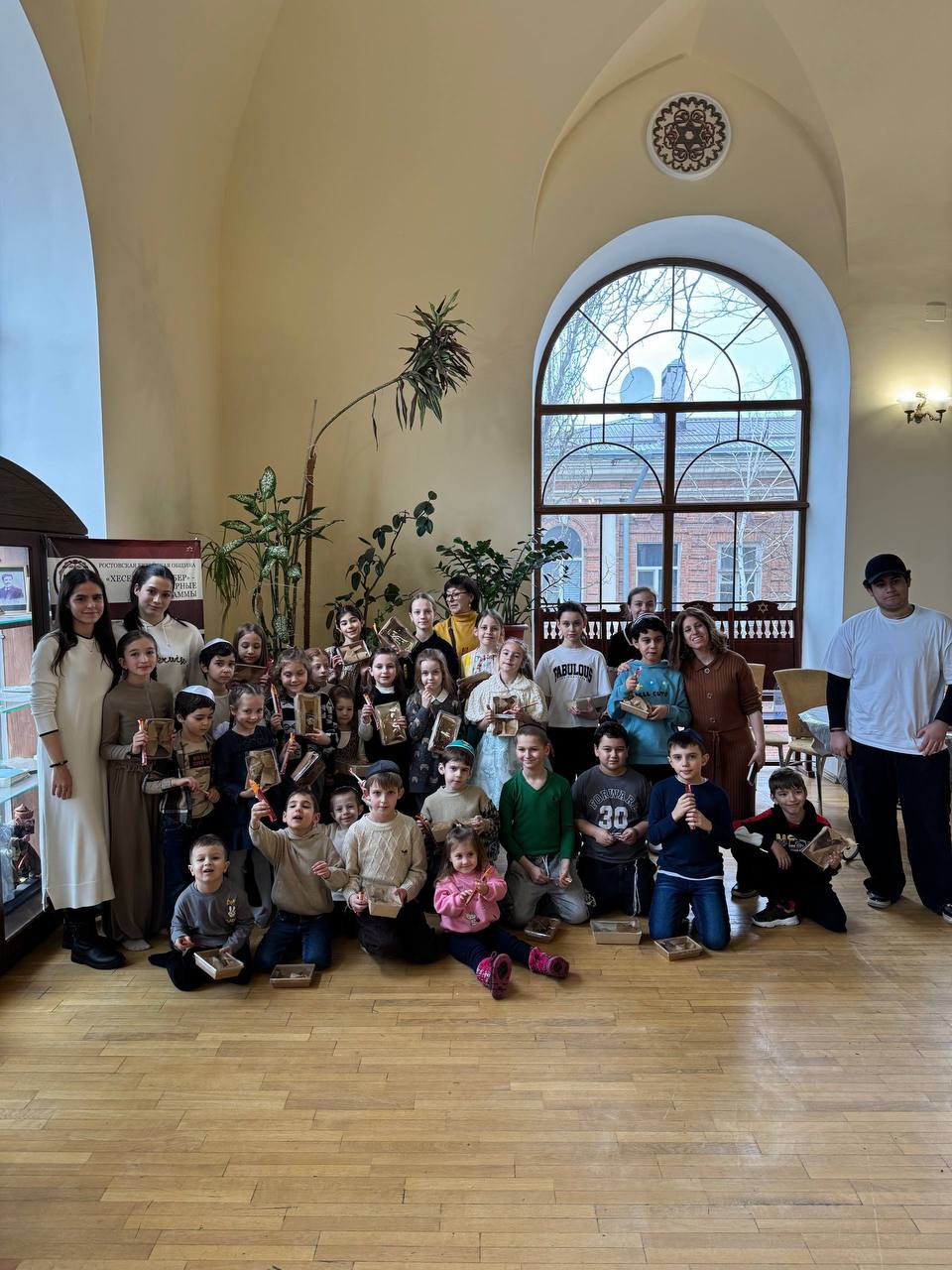 Ту би-Шват в ростовской синагоге: дети и мастер-класс