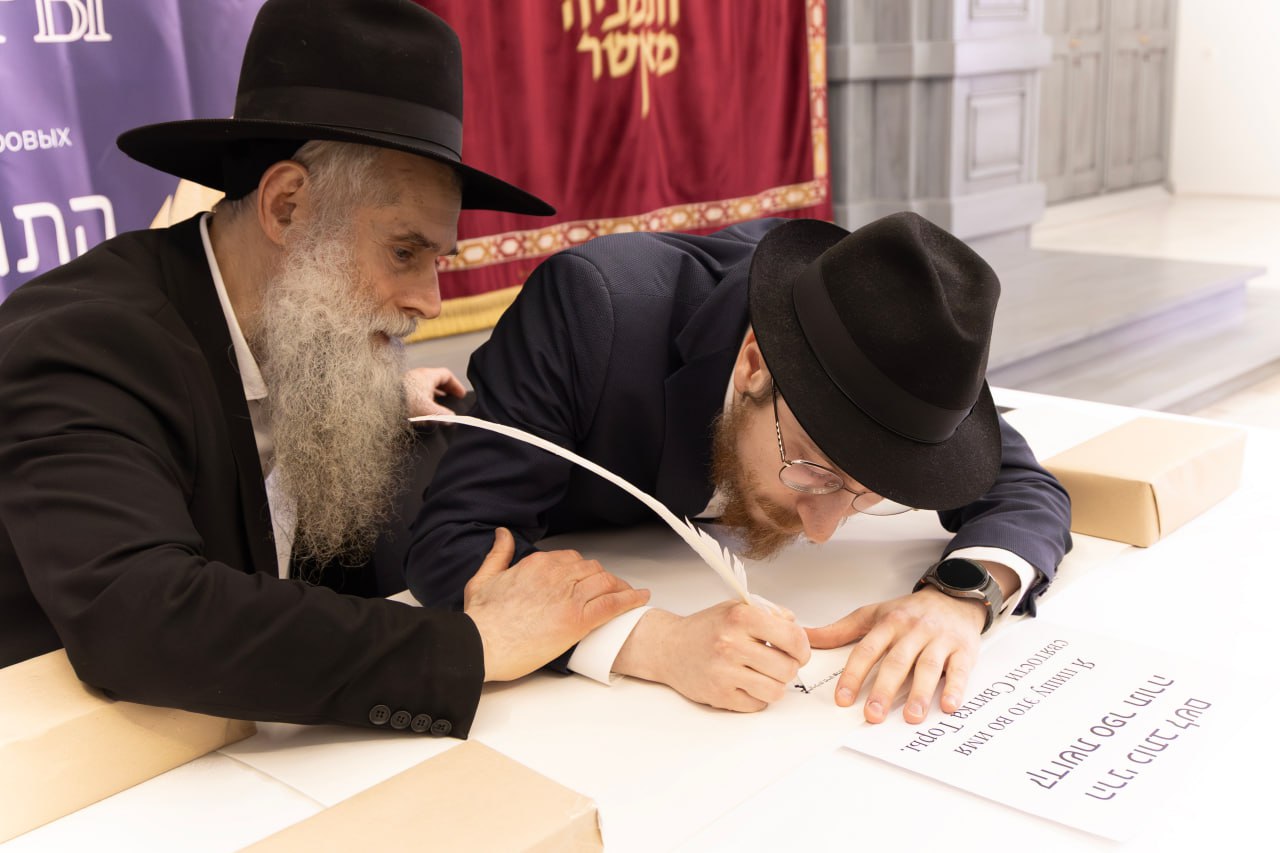 Раввин Давид Шведик и раввин Авраам Борух Дайч