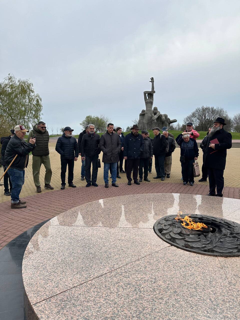 Акция памяти жертв Холокоста на Змиевской балке