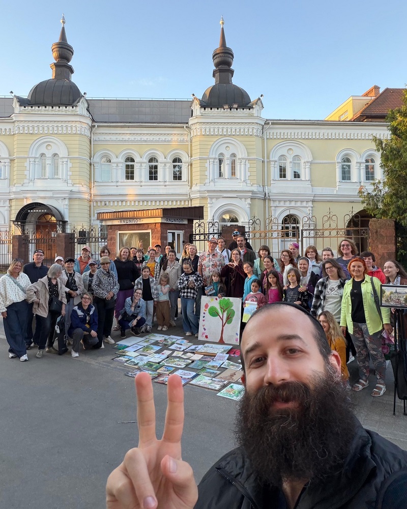 В Нижнем Новгороде в синагоге встретили молодых художников